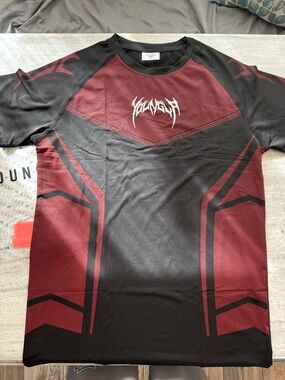 YoungLA Warrior Compression Tee Black & Red